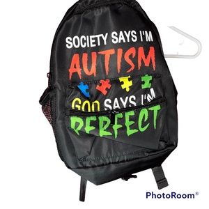 Society Says I’m Autism God Says I’m Perfect Backpack